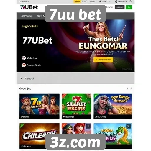 Jogos disponíveis na plataforma 7uu bet