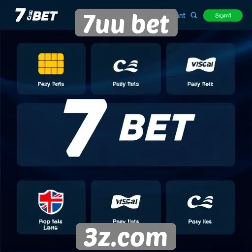 Opções de pagamento disponíveis na 7uu bet